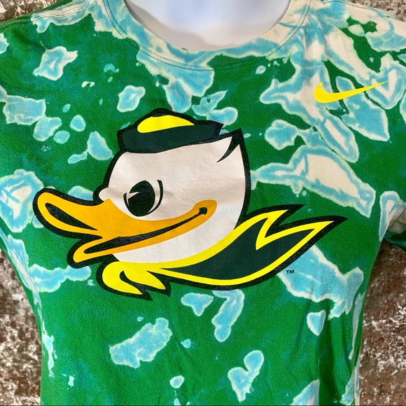 University of Oregon Ducks Custom Bleach Tee - Picture 2 of 3
